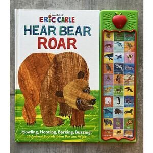 World of Eric Carle Hear Bear Roar 30-Button Animal Sound Book Play Learn GOOD!